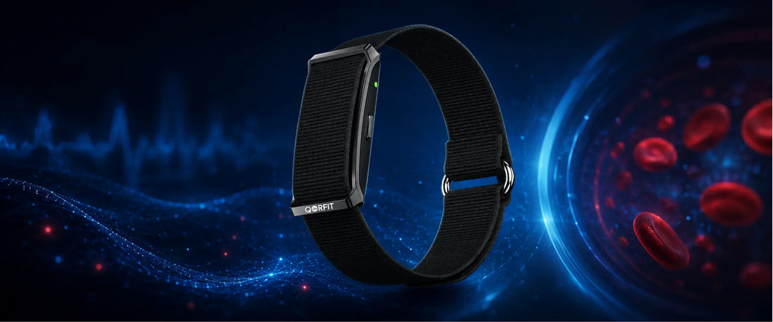 Monitor SpO2 with qorfit pulse smart health tracker